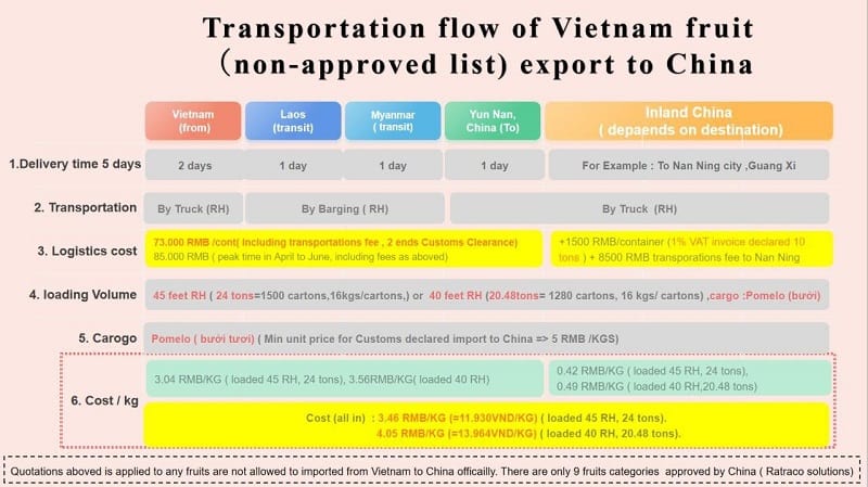 Tiêu chuẩn xuất khẩu dưa hấu từ Việt Nam sang các thị trường hiện nay