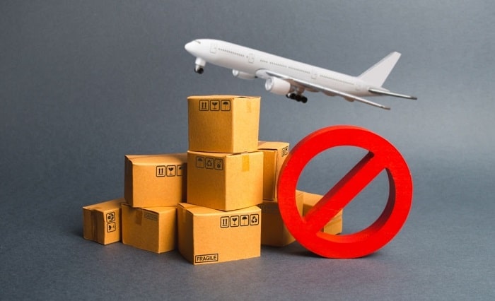Những loại hàng hóa không được vận chuyển bằng đường hàng không