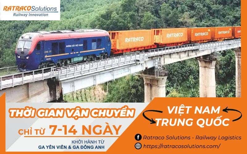 Banner Dịch vụ vận chuyển Container đường sắt VN-TQ