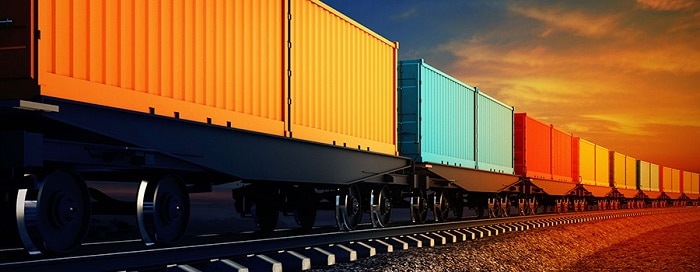 Chi phí vận chuyển sợi dệt, xơ đi Trung Quốc bằng Container đường sắt năm 2022
