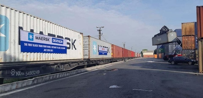 Bảng giá vận chuyển hàng đi Ý từ Đồng Nai bằng Container đường sắt năm 2022