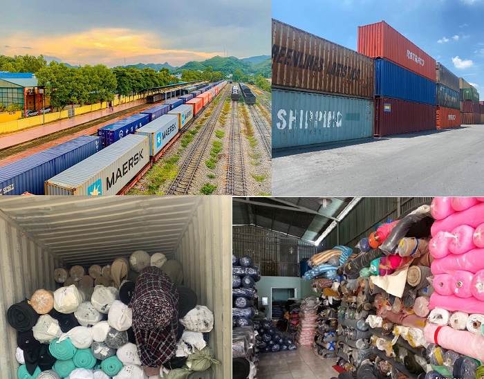 Nhận vận chuyển hàng dệt may từ Trung Quốc bằng đường sắt