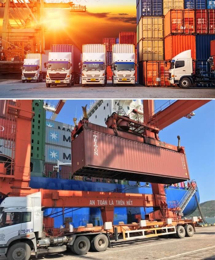 Dịch vụ vận chuyển hàng hóa từ cảng Bến Nghé đi các KCN