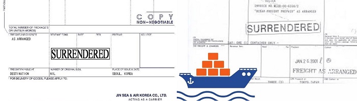 Bill Surrendered là gì? Khi nào vận đơn này được sử dụng?