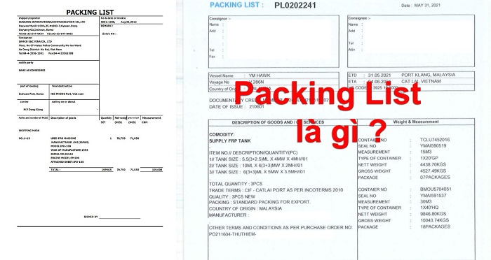 Invoice Packing List là gì? Đọc và dùng như vậy nào?