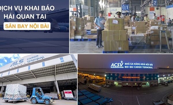 Nhận khai báo hải quan tại sân bay Nội Bài nhanh chóng, uy tín