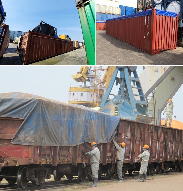 Dịch vụ vận chuyển hàng bằng Container Open Top đường sắt Bắc Nam