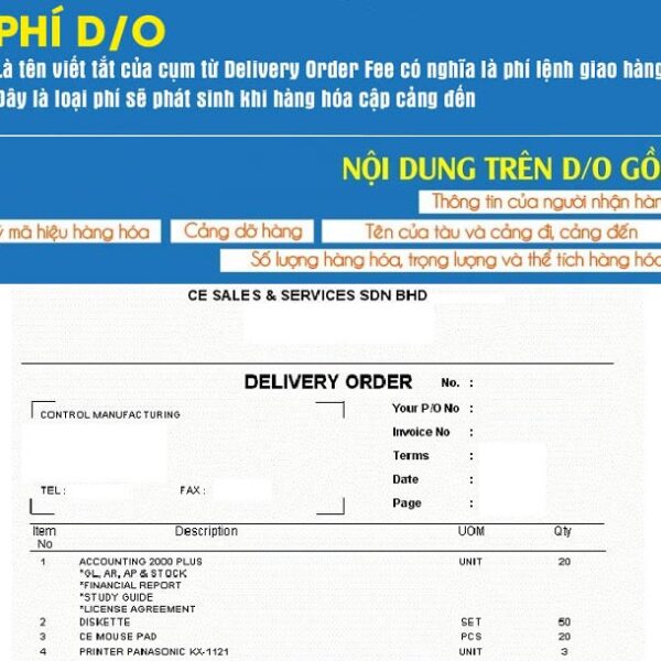 Phí D/O là gì? Giải đáp thắc mắc từ A-Z cho những ai đang quan tâm