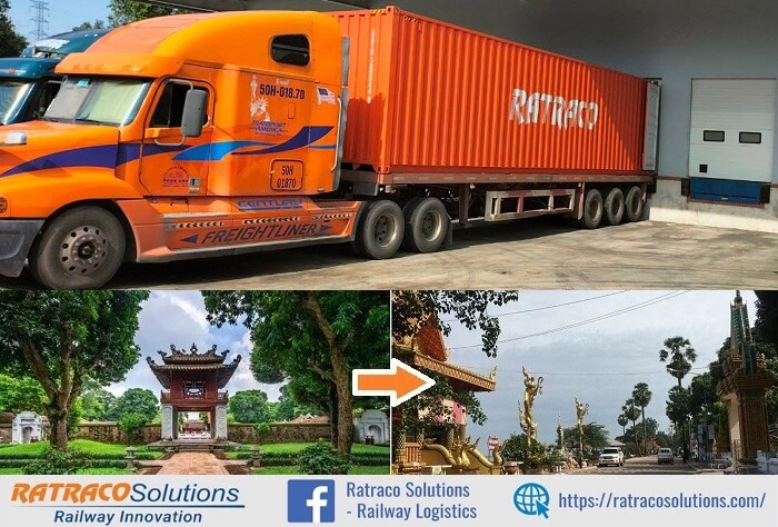 Dịch vụ vận chuyển Container từ Hà Nội đi Thakhek an toàn, giá rẻ