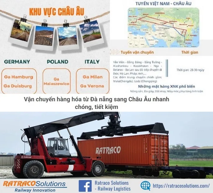 Tàu vận chuyển Container chạy thẳng từ Đà Nẵng đi các nước châu Âu