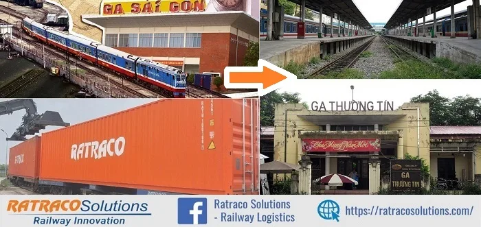Nhận gửi hàng hóa từ ga Sài Gòn đi ga Thường Tín giá rẻ