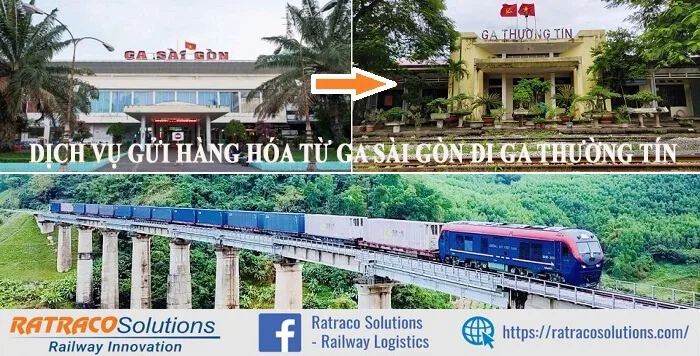 Nhận gửi hàng hóa từ ga Sài Gòn đi ga Thường Tín giá rẻ