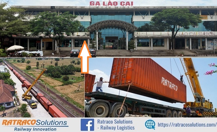 Nhận chuyển hàng Container từ ga Diêu Trì đi ga Lào Cai