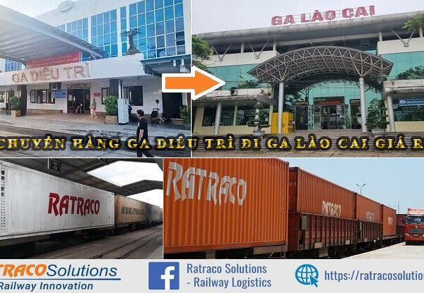 Nhận chuyển hàng Container từ ga Diêu Trì đi ga Lào Cai