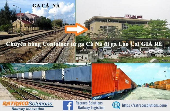 Chuyển hàng Container từ ga Cà Ná đi ga Lào Cai