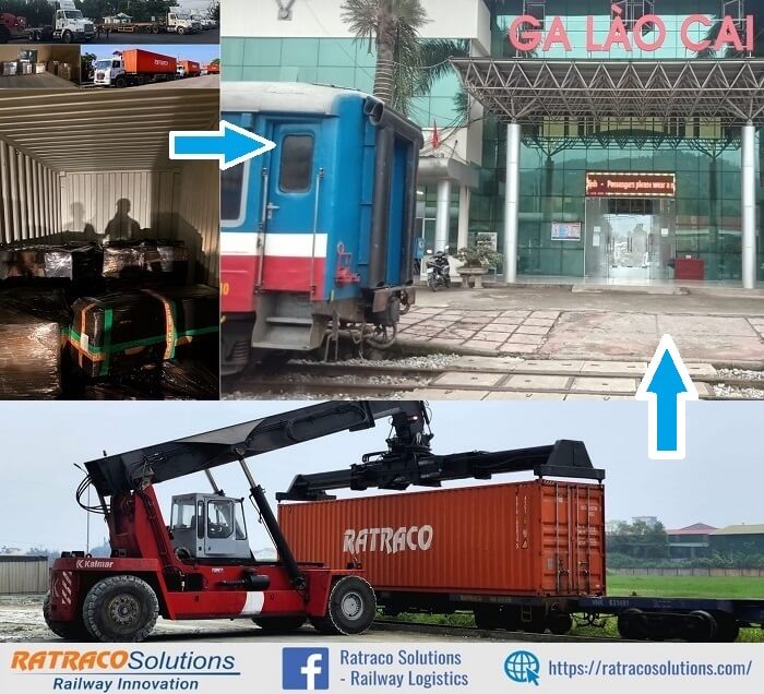 Dịch vụ vận chuyển hàng Container từ ga Huế đi ga Lào Cai
