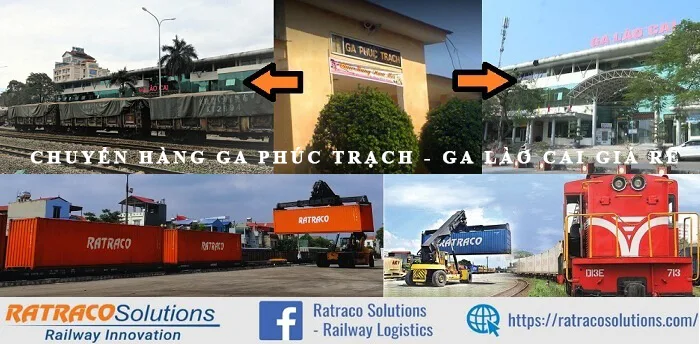 Gửi hàng Container từ ga Phúc Trạch đi ga Lào Cai giá rẻ