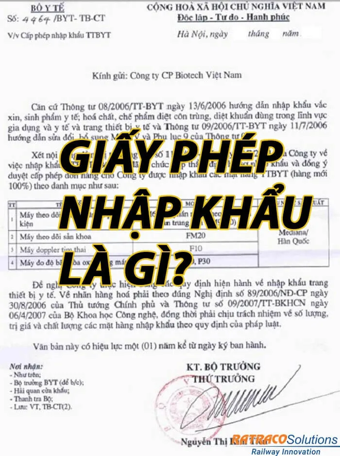 Giấy phép nhập khẩu là gì? Quy trình, thủ tục cấp ra sao?