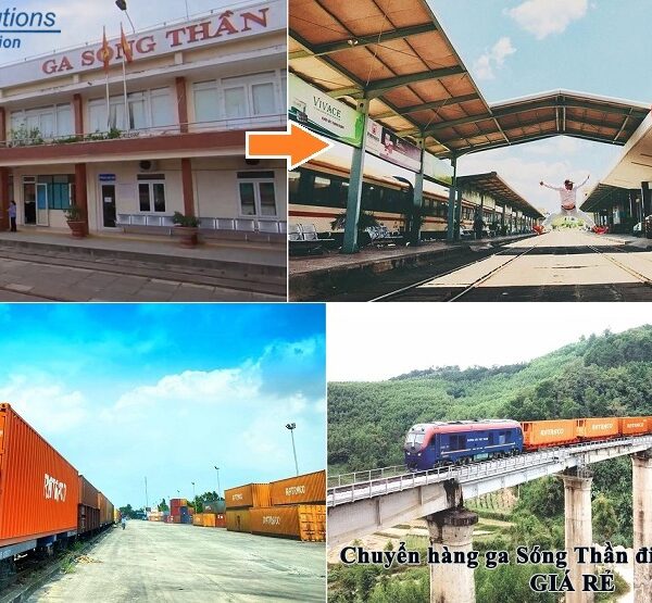 Cước vận chuyển hàng từ ga Sóng Thần đi ga Nha Trang