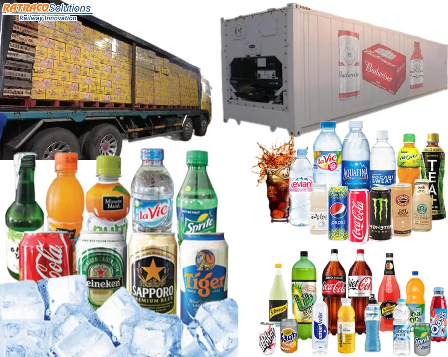 Dịch vụ vận chuyển Bia, nước ngọt bằng Container lạnh