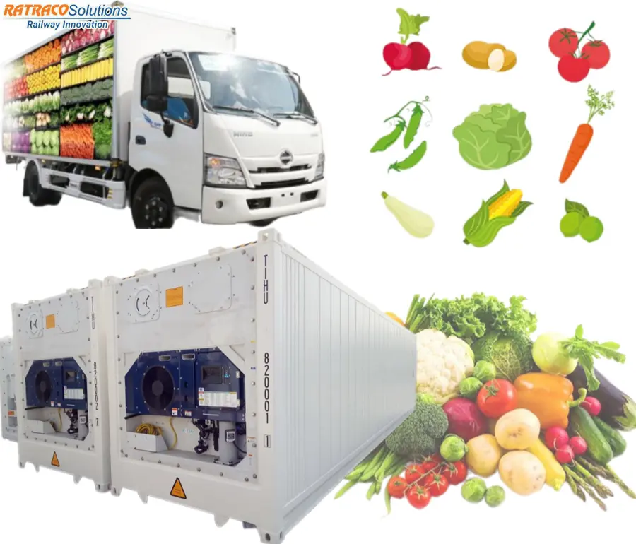 Nhận vận chuyển rau củ bằng Container lạnh uy tín