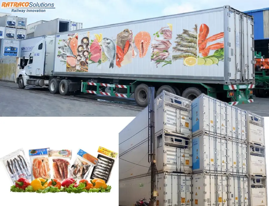 Nhận vận chuyển Thực phẩm đông lạnh bằng Container uy tín