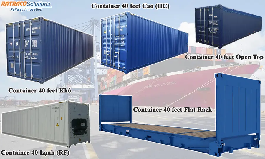 Tìm hiểu Container 40 feet chở được bao nhiêu tấn?