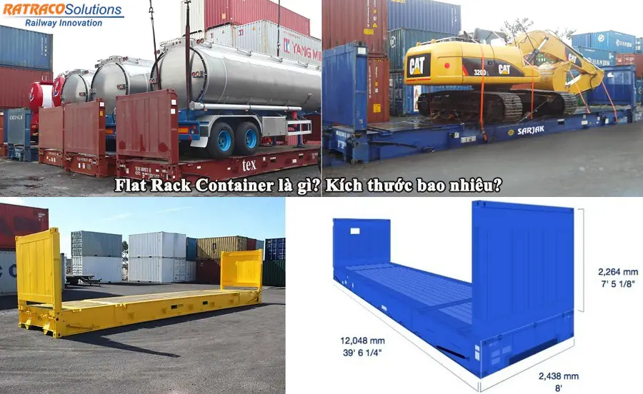 Flat Rack Container là gì? Kích thước bao nhiêu?