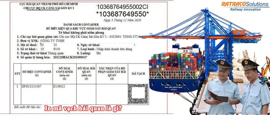 In mã vạch tờ khai hải quan là gì? Các bước thực hiện ra sao?