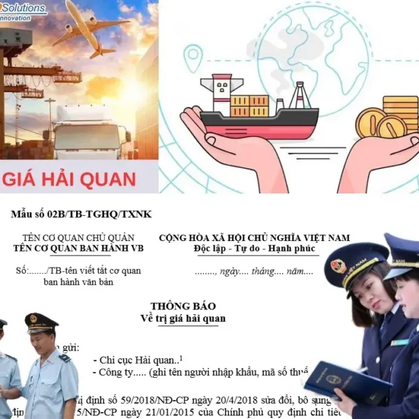 Trị giá hải quan là gì? Mẫu lập trị giá như thế nào?