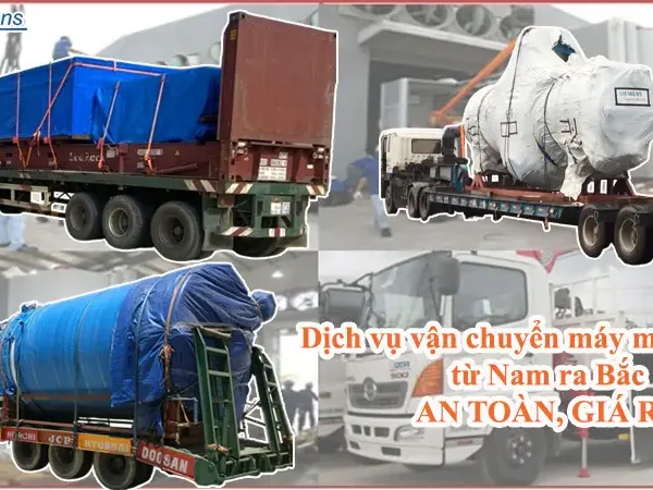 Vận chuyển máy móc, thiết bị từ Nam ra Bắc bằng đường sắt